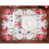 Conjunto de Jogos Americanos com 12 Poinsétias de Natal Bordadas e Design de Azevinho, Decoração de Mesa de Natal de 11 X 17 Polegadas 9