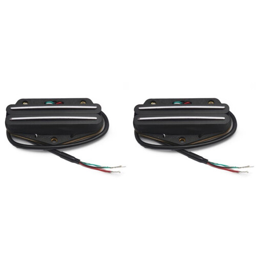 2X 6 Micros de Guitare Micros à Double Rail Chauds  Micros de Pont pour Guitare Télé