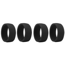 8.7mm Popular for Men Women Silicone Cool Rings Silicone Wedding Ring Environmental Outdoor Sports RingX4 14