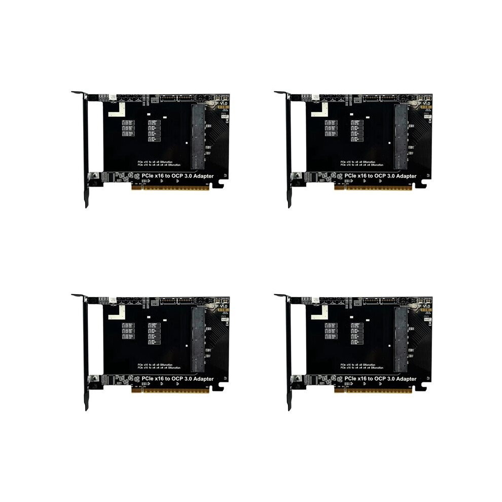 Photos - Laptop Bag Zandona 4X PCIe 4.0 X16 to Gen-Z 4C+/SFF-TA-1002 Adapter Card Support OCP NIC 3.0 External Chassis PCIe X16 Expansion Card 