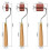 6pcs Rubber Rollers Rollers for Crafting, Ink Roller Set with Comfort Grip for Printmaking, Crafts, and Stamping 4