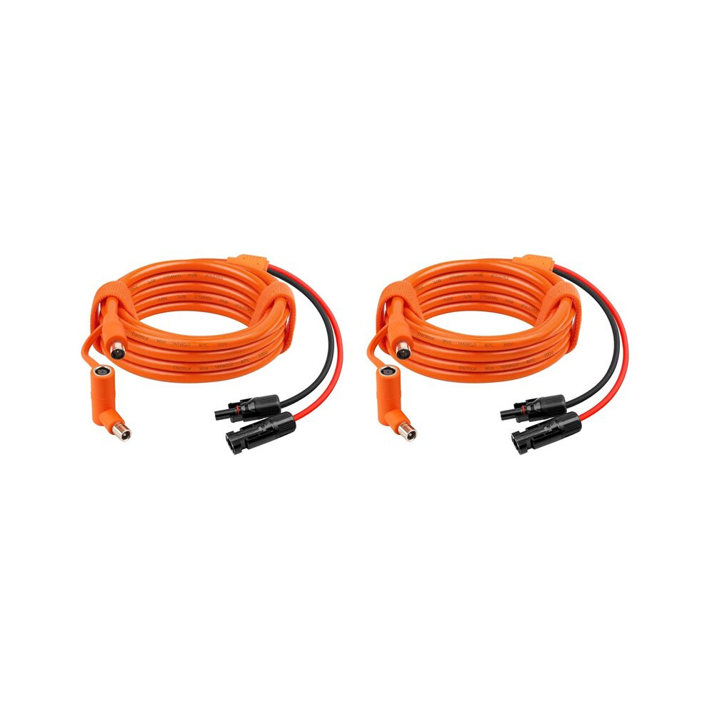 4X Solar To 8Mm Charge Extension Cable 10Ft,12Awg+14Awg Solar Cable With Solar Panel Connector To Dc7909/8020 6033427341771