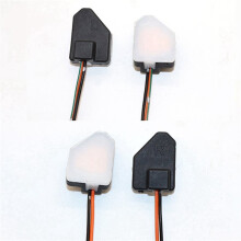 2 Pair Red Blind Spot Monitor Detection Distance Assist Light Lamp for   BSD BSA BSM Car Side Mirrors