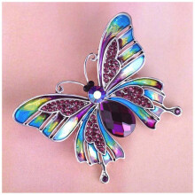 5X Vintage Jewelry Large Enamel Butterfly Corsage Lot Wedding Broach Insect Pin Broches