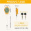 2X Retractable Spring Balancer, Bearing Spring Tool Load Balancer 4 Feet Adjustable Cable Retractor 6.6-11lbs (3-5kg) 3