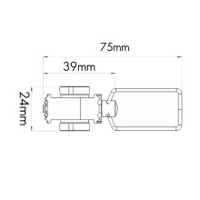 3X Camping Gas Saver Konwerter Gazu Shifter Refill Flat Tank Conversion Adapter Camping Gas Adapter Valve, ZłOty
