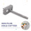 SDS  Square Hole Cutter for 86-Type Electrical Junction Boxes, Heavy-Duty Concrete Wall Punch Tool 4 Pack 6