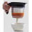 2X Kitchen Tool Fat Separator with Bottom Release Fat Separator with Strainer Soup Residue Oil Filter Separate 6