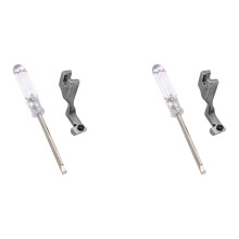 2X Adjustable Invisible Zipper Presser Unilateral Zipper Feet for Single Needle Lockstitch Industrial Sewing Machine