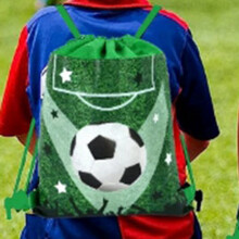 24Pcs Football Party Favors Drawstring Bags Soccer Gift Goodie Bag Kids Sports Theme Party Decoration Supplies B
