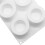 2X 6 Compartments Silicone Pudding Cup Cake Mold French Dessert Mousse Cake DIY Baking Mold 5
