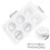 2X 6 Compartments Silicone Pudding Cup Cake Mold French Dessert Mousse Cake DIY Baking Mold 7