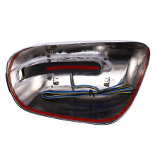 4x Car Rear View Mirror Cover for Wish 2003-2007 ABS Chrome Plated Door Mirror Covers with Led