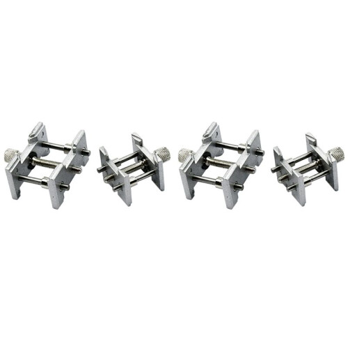 4 Set Metal Watch Movement Holder Fixed Base Multi Function for Watchmaker Watch Clamp Watches Repair Tools Accessories