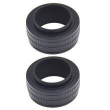 2X M42 Bis M42 Objektiv Linse Einstellbar Einstellbarer Fokussierungs Helicoid Makro Adapter 25-55mm