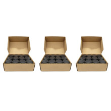 Candle Tins, 72 Piece, 4 Oz Metal Candle Containers for Making Candles, Arts & Crafts, Dry Storage,Black