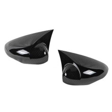 Garniture de Couvercle de Rétroviseur pour  Fiesta MK7 2009-2017 Accessoires de Capuchons de Rétroviseurs Latéraux de Porte, Fibre de Carbone