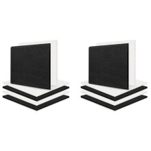 12 Pack Akustik Platten Schall Schutz Wände mit Hoher Dichte Schall Absorbierende Fliesen für Das Aufnahmestudio, Decke, Büro Usw