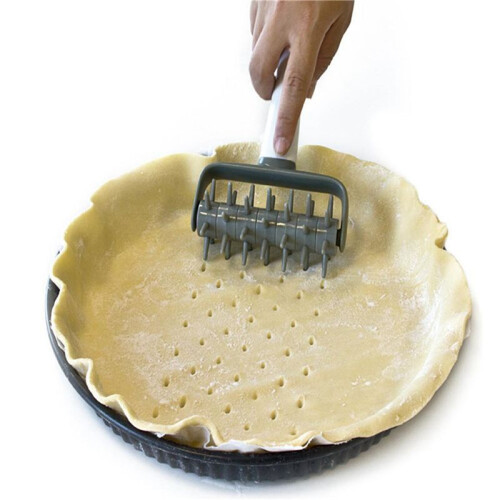 2X Pizza Needle Roller Cookies Dough Puncher Bread Needle Pizza Roller Pie Slice Kitchen Tools Bakeware Accessories