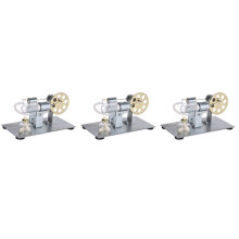 3X Stirling Engine Model Wetenschapsexperiment Natuurkunde Experimentgenerator Model Wetenschap en Onderwijs