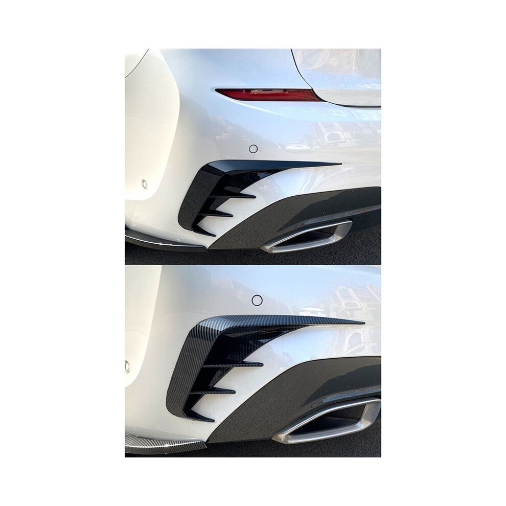 Car Rear Bumper Splitter Canard Spoiler For 3 Series G20 G28 318I 320I 330I 2019-2022 Black 6034266184611