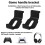 for PS5 Controller Holder, 4 Packs Headset Hanger Holder Controller Stand Mount for  5 Console& Series X 5