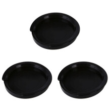 3X Sound Hole Cover Block Plug Screeching Halt pour Guitare Acoustique EQ 38 Pouces / 39 Pouces Noir