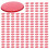300Pcs Clear Red Plastic Bingo Chips 1.9cm 1