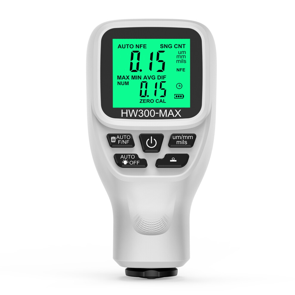 High Precision Lcd Digital Coating Thickness Meter - 0-2000Um, 3 Probe Modes 7901376524806