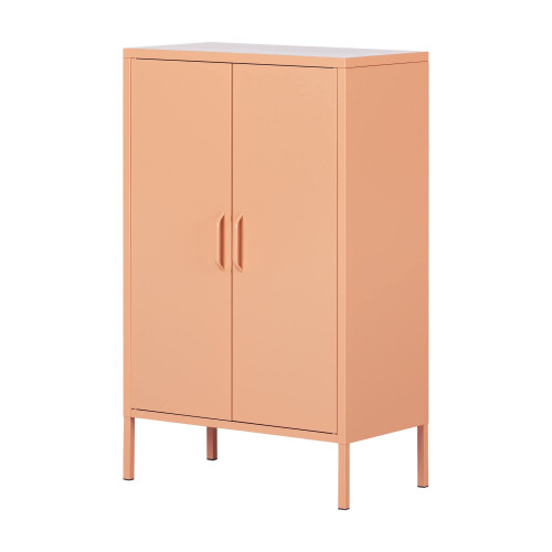 South Shore Accent Cabinet, Pale Orange