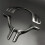 Kolfiber Car Rat Frame Trim för  3 Series E46 1998-2006 5