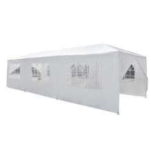 Panana Canopy 10'x30' Party Tent Heavy Duty Outdoor Gazebo Wedding Party Tent PE Garden Gazebo3X9m with Removable Sidewalls