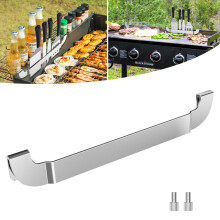 Griddle Spatula Holder, 10 Inch Stainless Steel Barbecue Tool Hold Rack, Outdoor Picnic Griddle Accessories for Blackstone, Royal Gourmet and Other