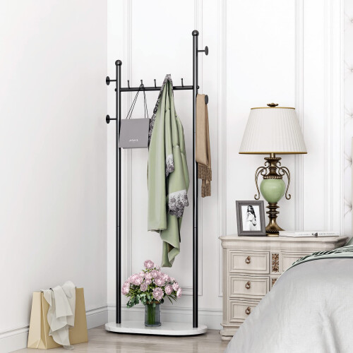 DR.IRON black coat rack clothing racks 1