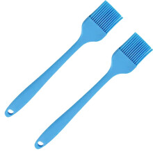 2 Pcs Silicone Basting Brush Grill Basting Brush Silicone Pastry Baking Brush BBQ Sauce Marinade Meat Glazing Oil Brush Heat Resistant for Kitchen