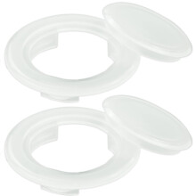 2 Inch 2 Pcs patio Table Umbrella Hole Ring,Parasol Table Insert Patio with Cap Parasol Hole Rings Plug Set Standard Size Umbrella Hole Plug for Glass
