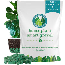 Houseplant Smart Gravel ? Eco-Friendly Drainage Rocks for Potted Plants | Enhances Soil Aeration & Prevents Root Rot | Overwatering Solution |