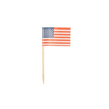 500 party picks, flag picks, 8 cm, America, USA, Papstar 16657