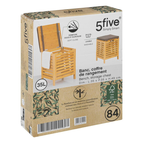 Five Bamboo Storage Bench and Chest 1