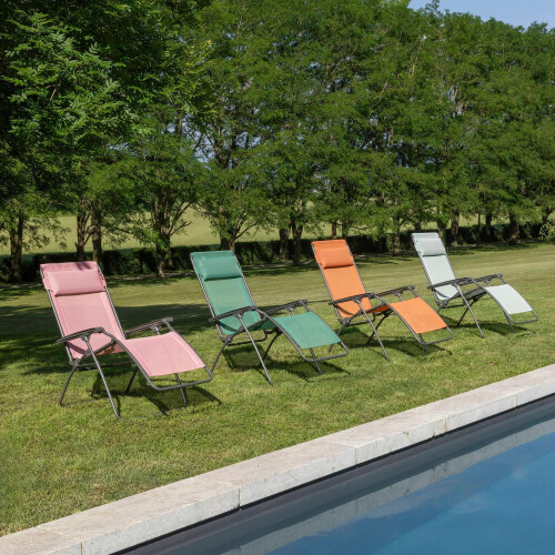 Lafuma R-Clip Batyline Iso Zero Gravity Lounger - Clementine 1