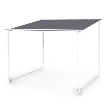 Blumfeldt Gazebo 3m x 3m, Pergola Kit Event Shelter w/ Canopy, Large Portable Garden Gazebo with Wheels for Patio, BBQ, & Hot Tub, Windproof and