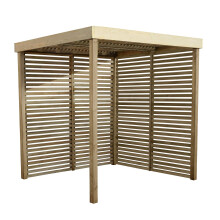Forest Garden Modular Pergola with 2 Side Panel Pack