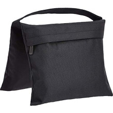 St Helens Home and Garden Saddle Bag Style Sandbag Weight With Carry Handle and Zip Up Compartments For Weighing, Anchoring Gazebo, Tents, Sails,