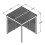 Forest Garden Modular Pergola with 2 Side Panel Pack 4