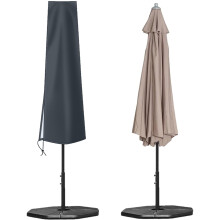 OKPOW Parasol Cover Waterproof,600D Garden Umbrella Cover with Zip(170 * 27.5 * 33.5cm),Fit for ? 300 cm Garden Parasol,Multipurpose Umbrella Covers