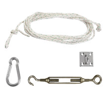 Kookaburra Shade Sail Easy Hoist Fixing Kit for Triangles - Glavanised Steel Accessories