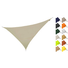 Kookaburra 6m x 4.2m Right Angle Triangle Water Resistant Garden Patio Sun Shade Sail Canopy 96.5% UV Block with Free Rope (Mushroom)