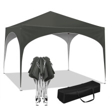 WOLTU Pop-up Gazebo, Gazebo 3m x 3m, Folding Event Shelter for Outdoor, Garden, Camping, Height Adjustable, Waterproof, UV-Protection, with Carry Bag,