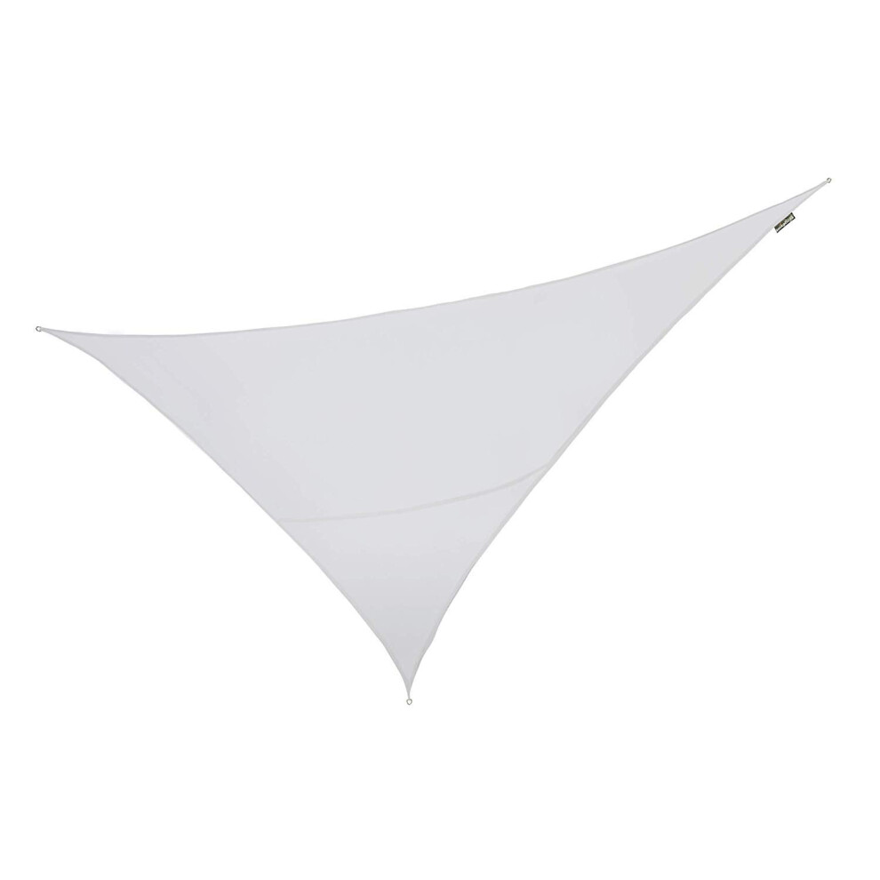 Kookaburra Waterproof Garden Sun Shade Sail Canopy In Polar 98% Uv Block (6M X 4.2M Right Angle Triangle) White