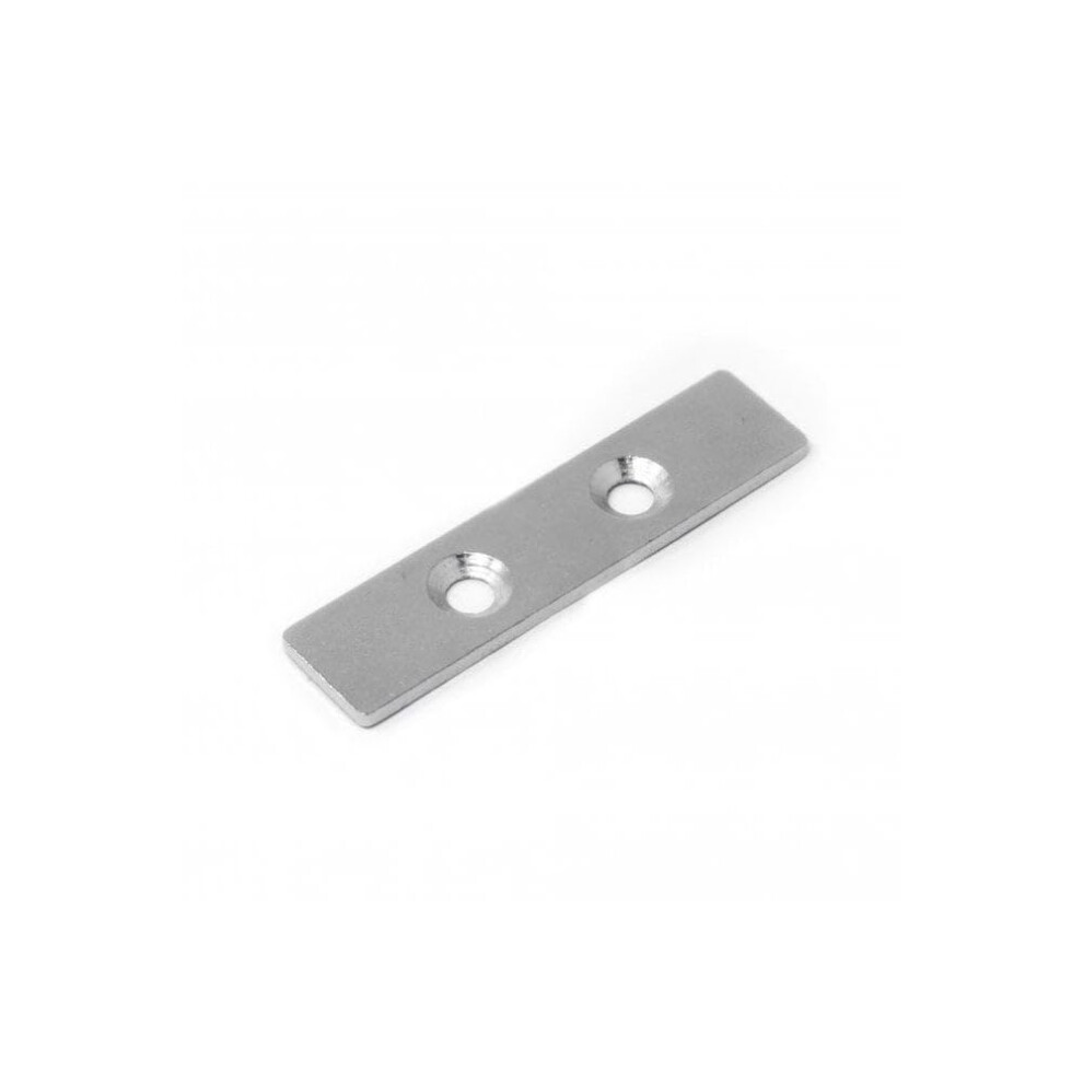 Photos - Other for Repair Nickel Plated Mild Steel Plate - 61 x 14.5 x 2mm thick + 2x 5.25mm c/sunk holes  MS6115CSK-5(Pack of 5)